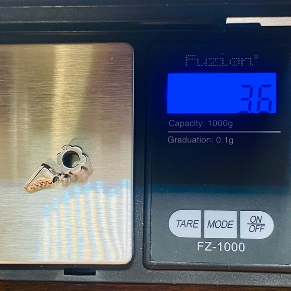 EUC Pandora 790350 Sterling Silver Sneaker Sports Running Shoe Dangle Charm - Picture 8 of 8